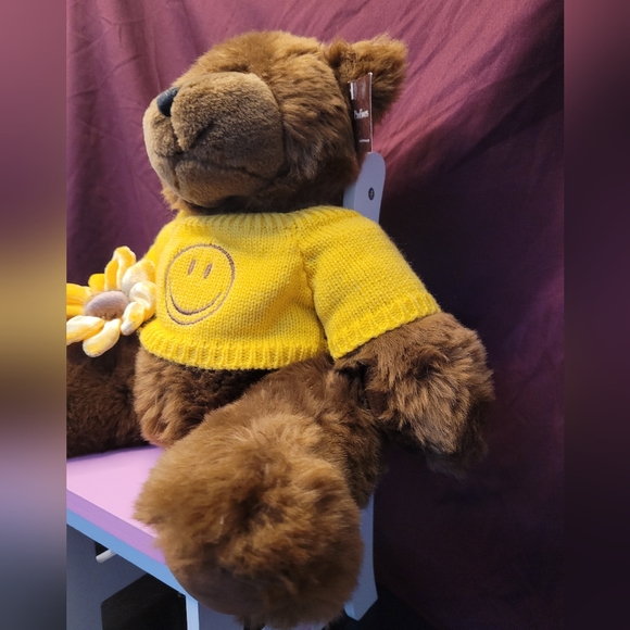 ProFlowers Plush Teddy Bear with gorgeous Yellow Sweater Holding a Sunflower - Picture 7 of 13